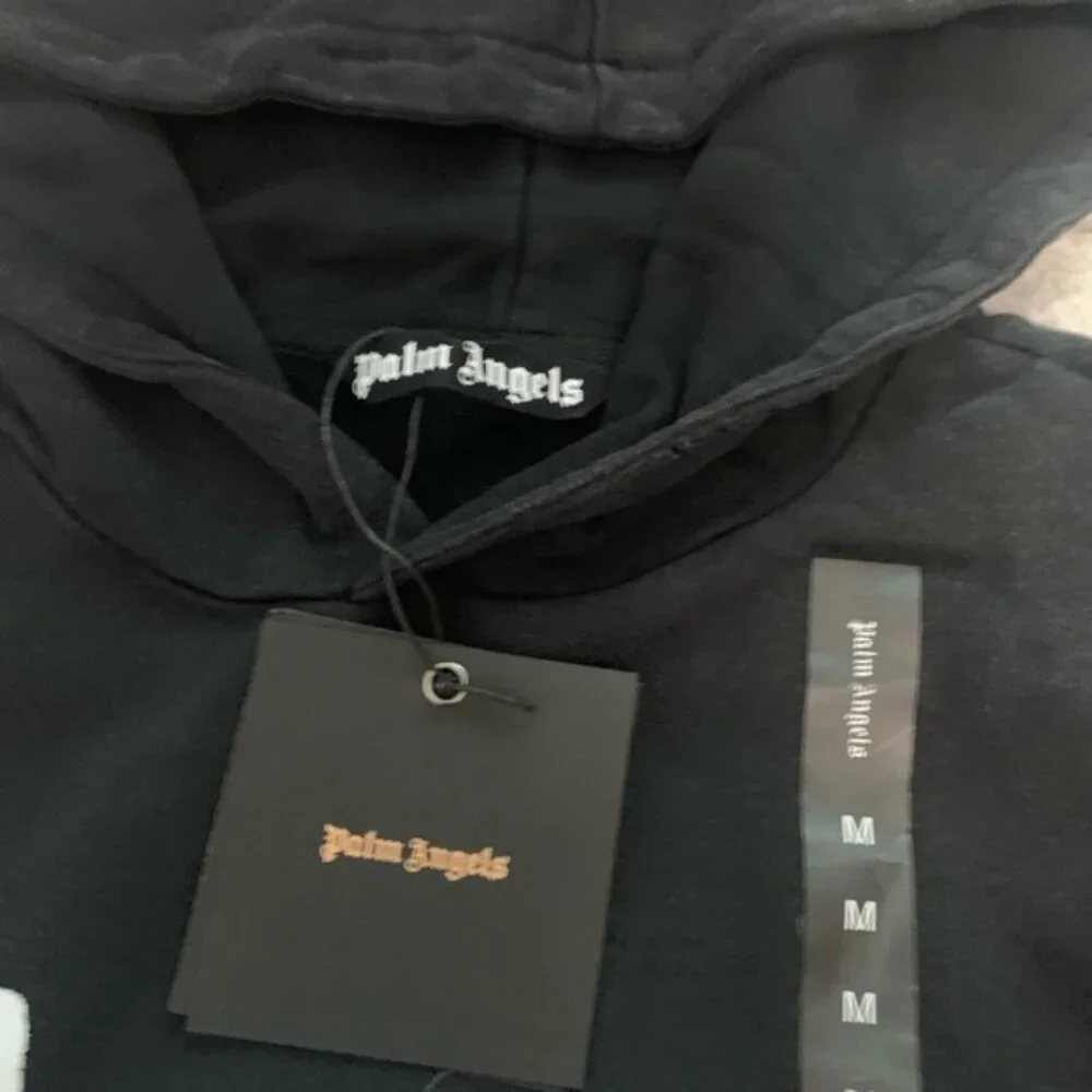 Palm Angels Fire Burning Hoodie Men’s Large, Medium, Small - Picture 2 of 4